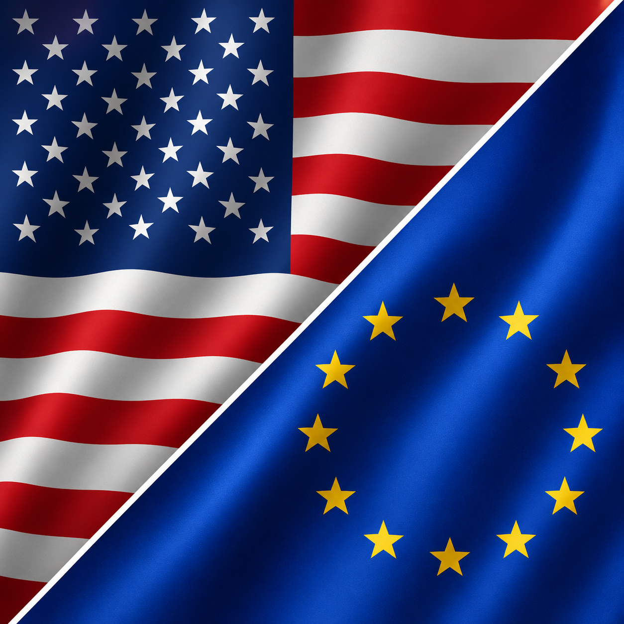 United States and European Union flags, representing the US and EU driver portals